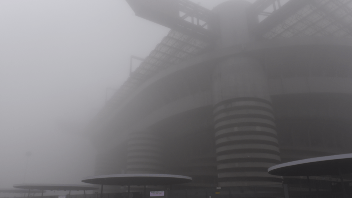 Milan, non solo la nebbia ▷ Lo scatto milan empoli