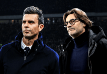 Torino – Juventus finisce in pareggio, espulsi Motta e Vanoli dopo un parapiglia a bordo campo