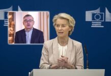 Alessandro Barbero e Ursula von der Leyen
