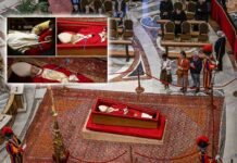 “L’hanno detta tutta su Bergoglio: ecco alcuni dettagli che in pochi hanno notato” | Andrea Cionci Il feretro di Bergoglio