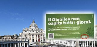 Campagna di sensibilizzazione di Pfizer per il Giubileo 2025.