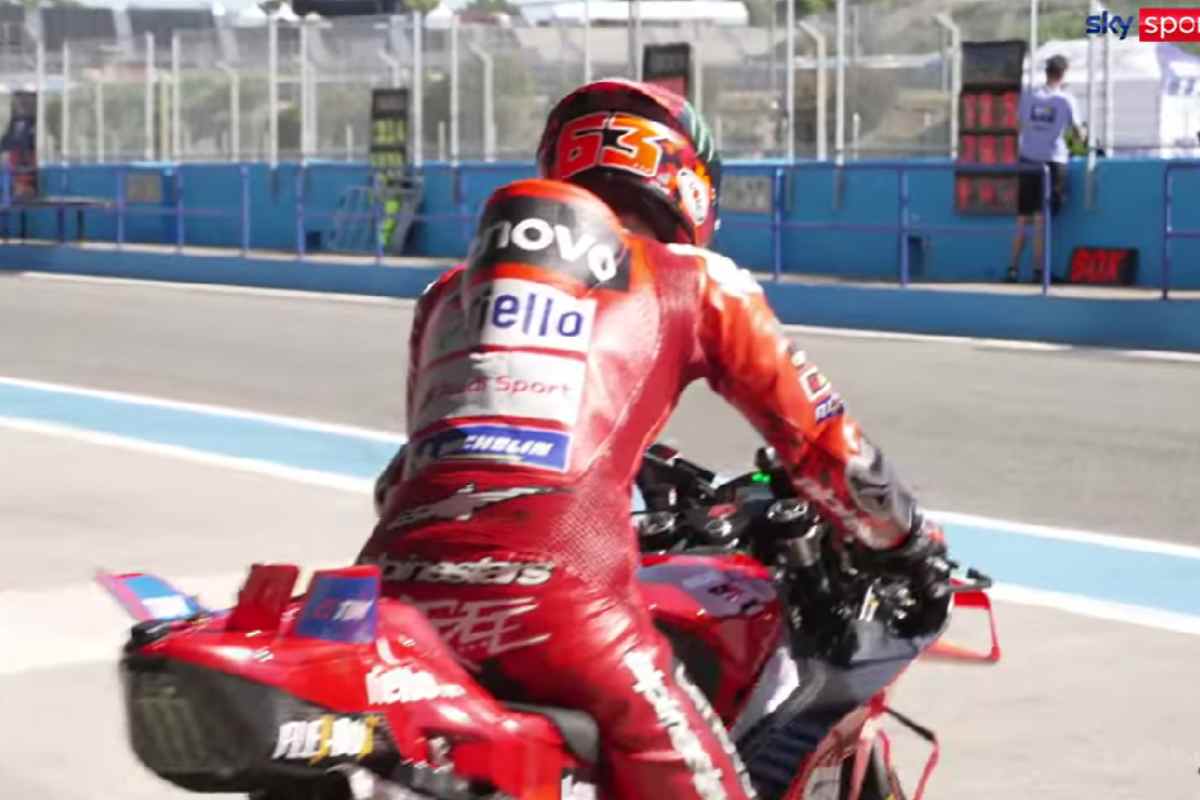 Bagnaia in moto