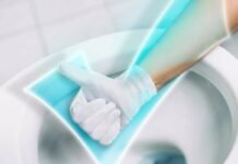 wc pulito e dito che fa ok