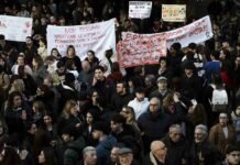 proteste per l'omicidio di Sara Campanella in Sicilia