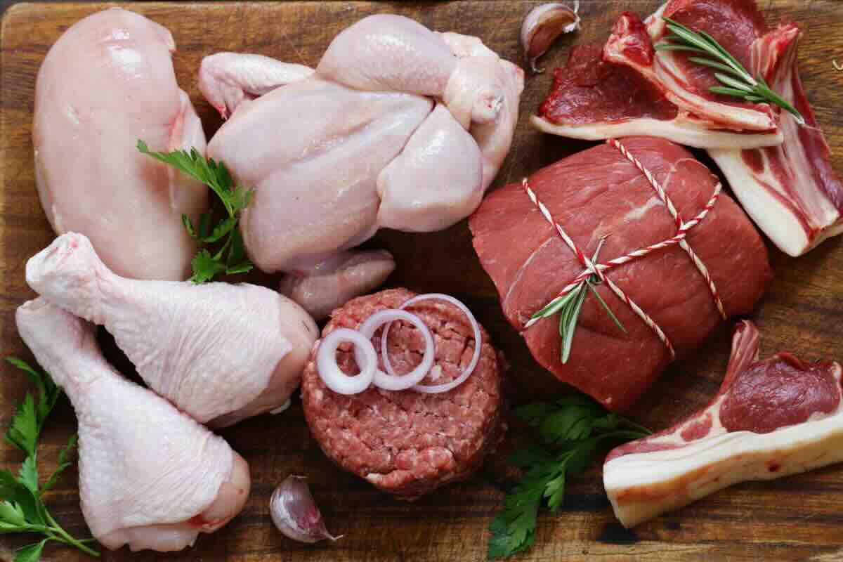 carne rossa e bianca mista 