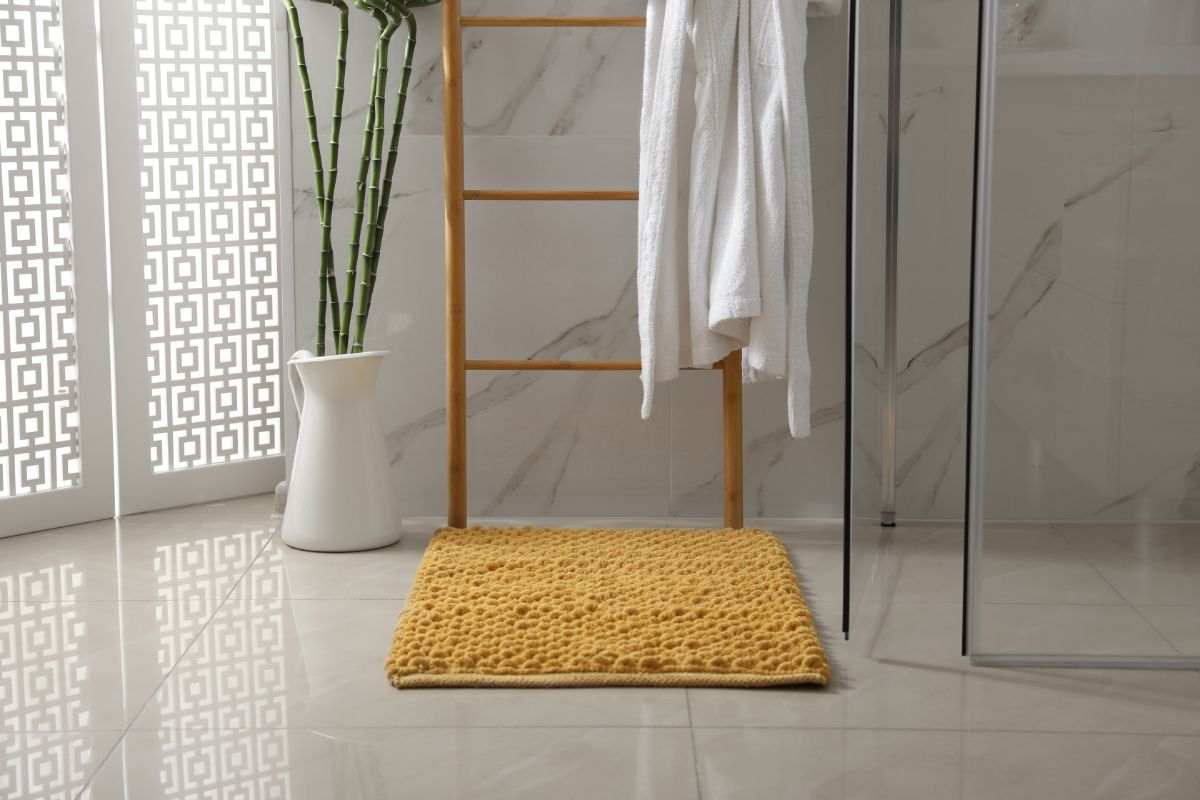 tappetino nel bagno