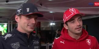 Verstappen e Leclerc