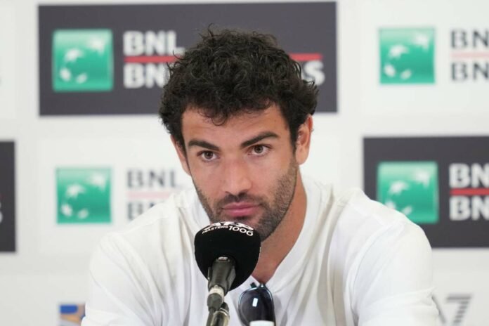 Matteo Berrettini in conferenza