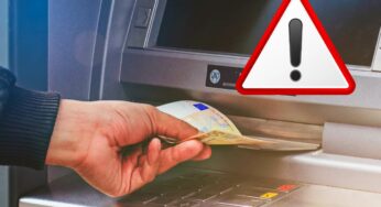Prelievo bancomat, nuovo messaggio allo sportello ATM: fate attenzione