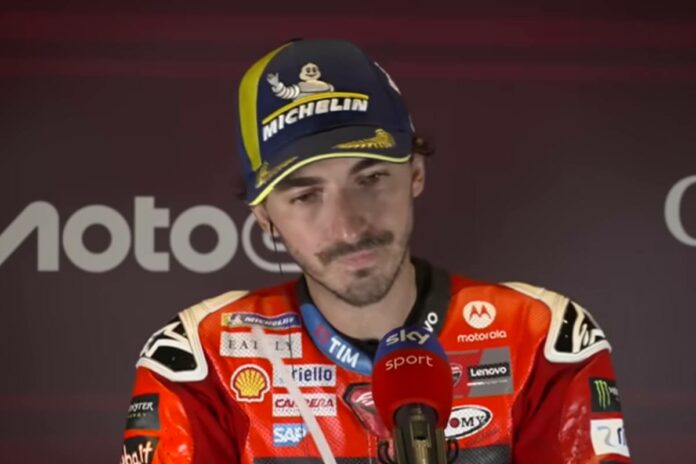 Bagnaia spalle al muro, annuncio ufficiale: bomba in casa Ducati Pecco Bagnaia