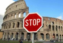Blocco a Roma mercoledì 28 maggio, traffico in tilt: come muoversi Colosseo con segnale stop