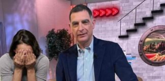 Tiberio Timperi e donna triste
