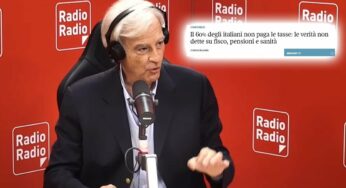 Titolone shock sull’evasione: “Non paga il 60% degli italiani” ▷ Il commento del Prof. Antonio Rinaldi