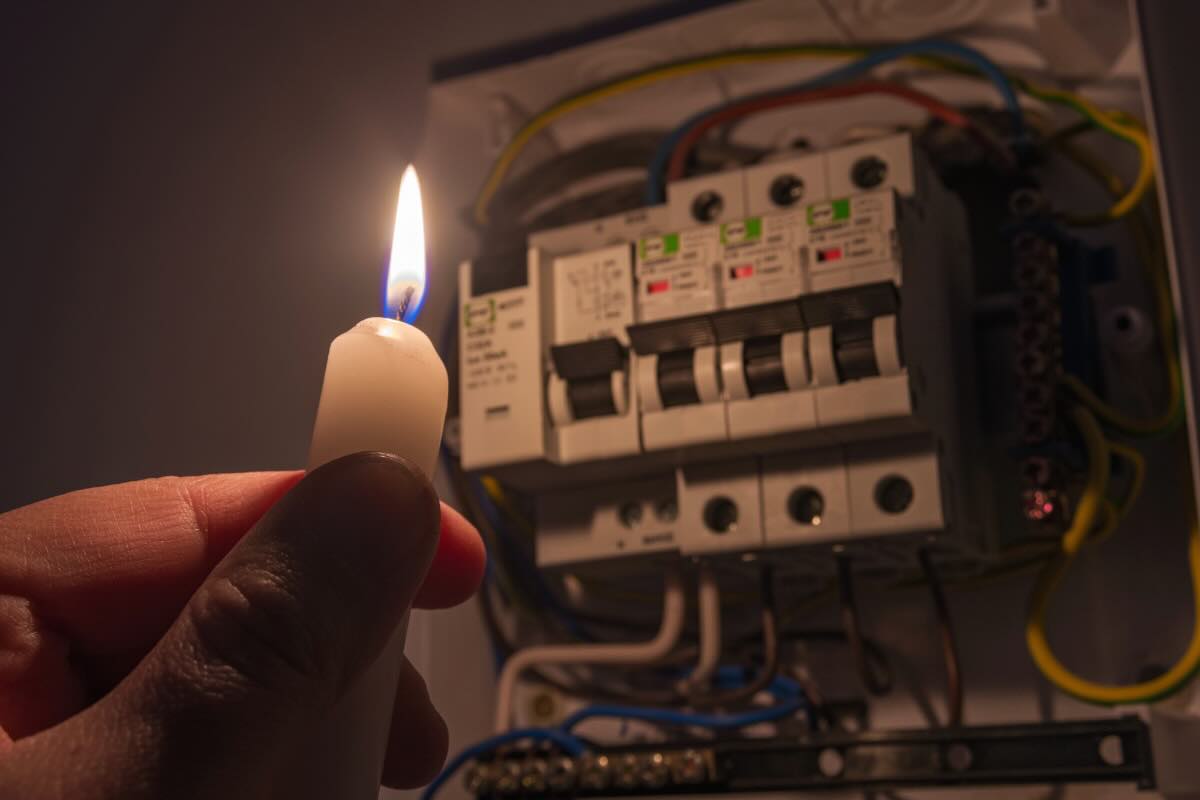 candela per illuminare interruttori corrente