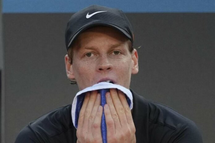 Sinner in allenamento