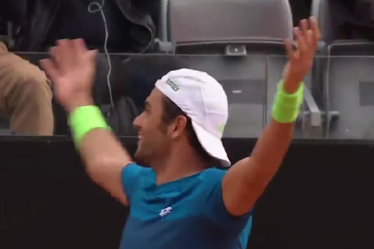 Berrettini esulta
