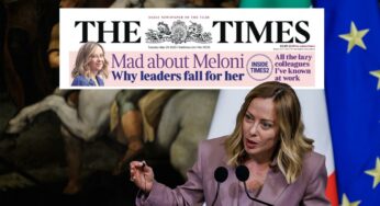 Il Times incorona Meloni: “Ora spiegatelo a chi la definiva isolata” | Con Boni Castellane
