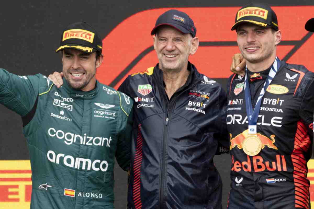 Alonso, Newey e Verstappen
