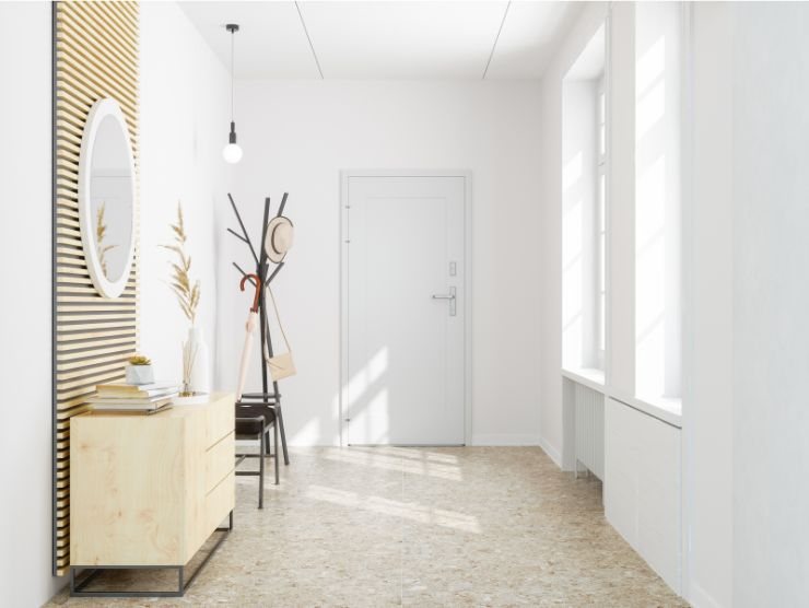 ingresso moderno di casa