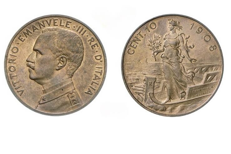 moneta di Vittorio Emanuele III