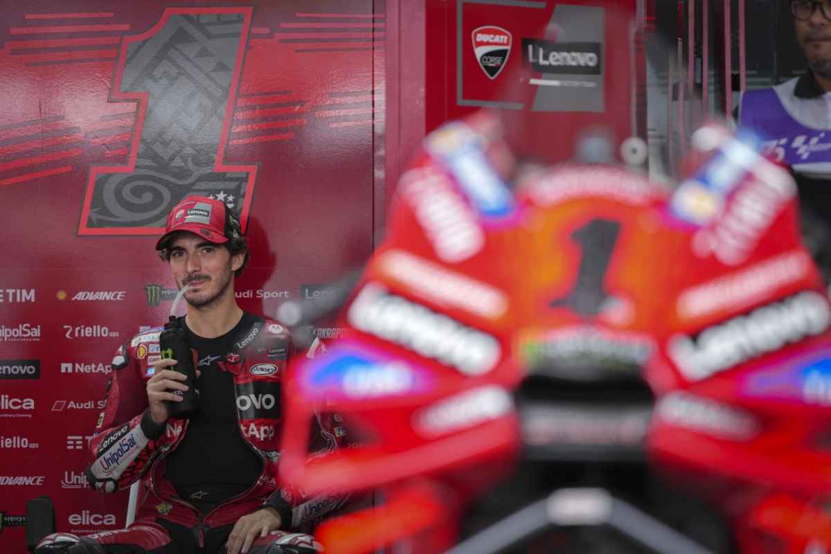 Bagnaia ai box