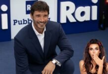 rai Stefano de martino, donna stupita