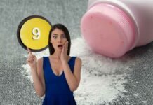 donna stupita, numero 9 e borotalco