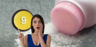 donna stupita, numero 9 e borotalco