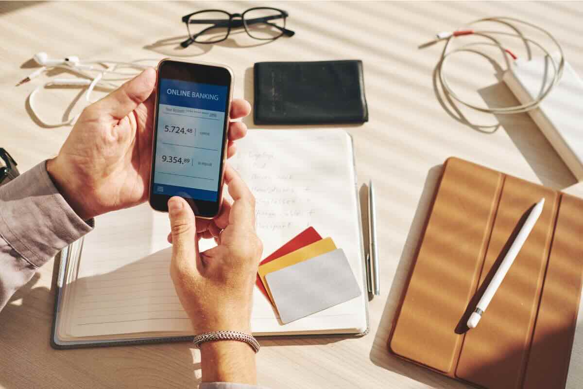 smartphone, carta, taccuino, tablet, penna