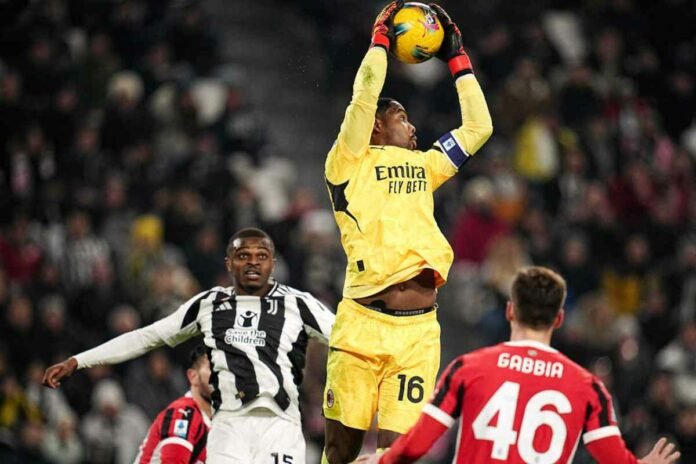 Juve-Milan, Maignan in uscita