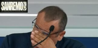 Lacrime per un protagonista di Sanremo 2025, lutto improvviso Carlo Conti in lacrime e logo Festival di Sanremo