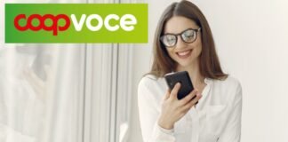 Coop asfalta i rivali, offerta mai vista a giugno: costa quasi 3 euro! donna al telefono e logo coop voce