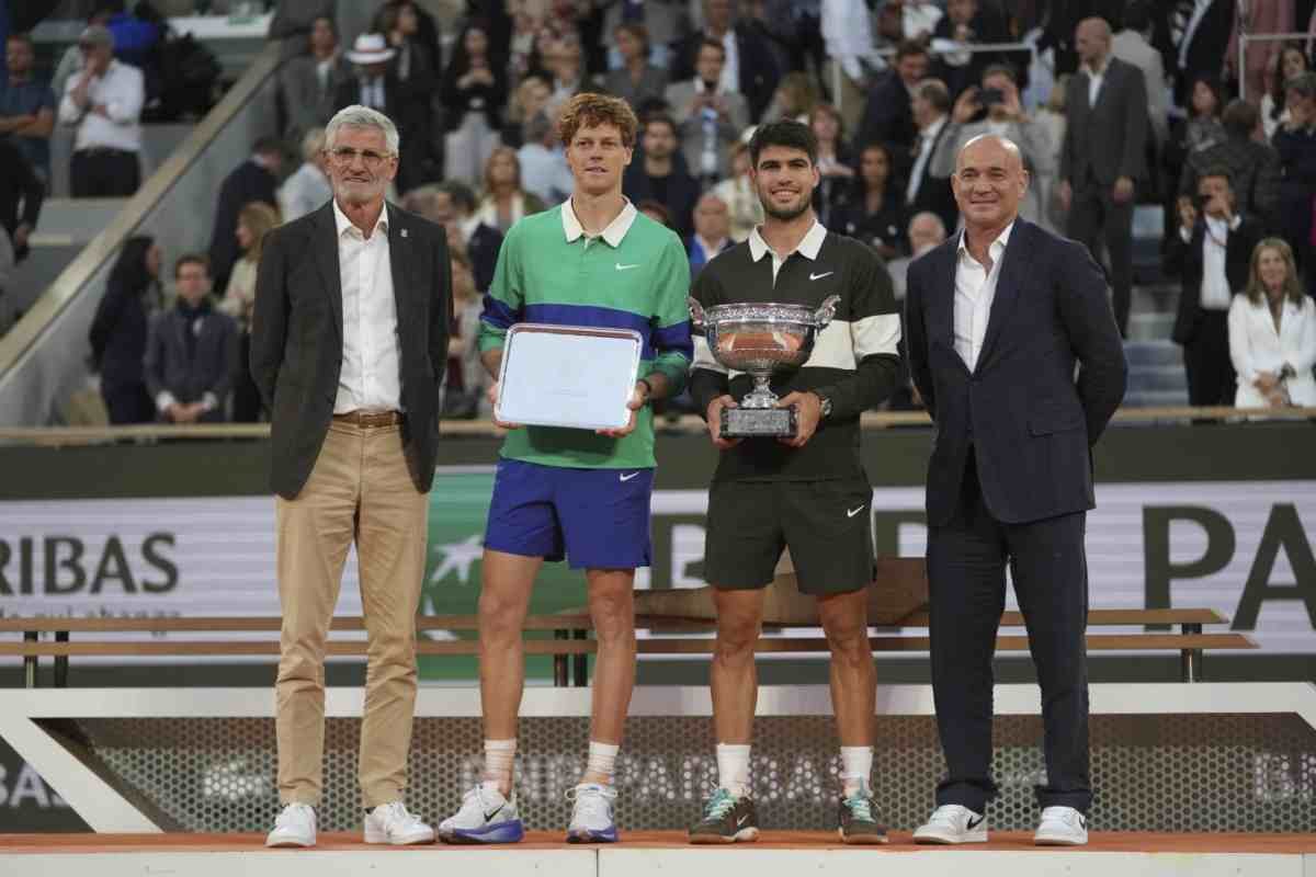 premiazione Roland Garros