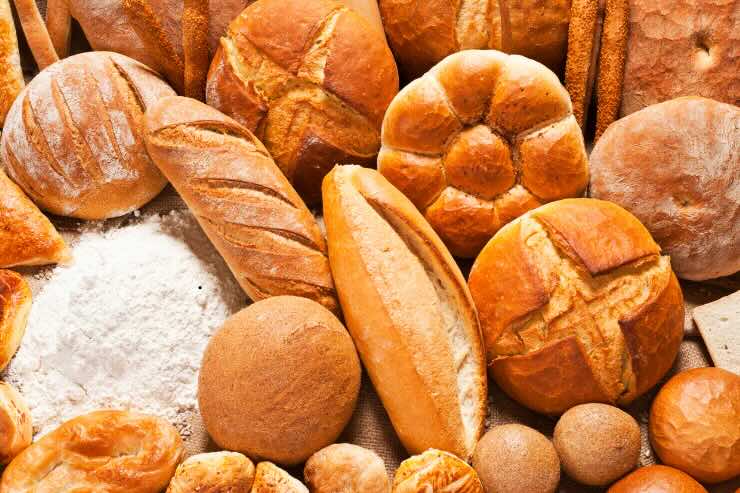 pane di varie forme e dimensioni