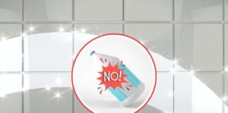 piastrelle del bagni pulite senza usare la candeggina