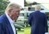 Donald Trump risponde a una domanda su Iran e Israele