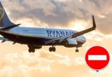 divieto Ryanair