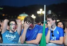 Tifosi Italia disperati