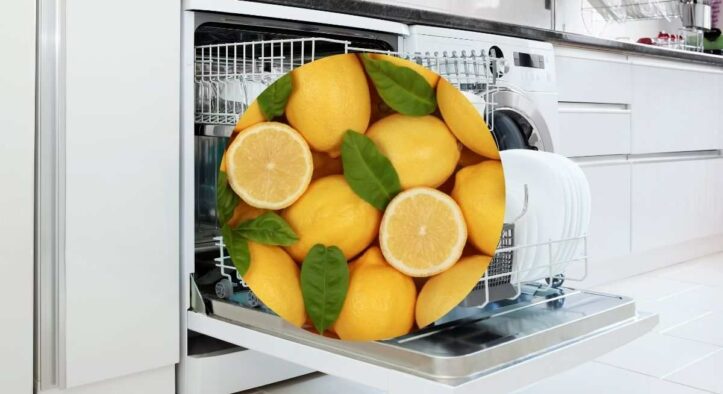 Una volta provato questo trucco non potrai più farne a meno: ti serve solo un limone nella lavastoviglie