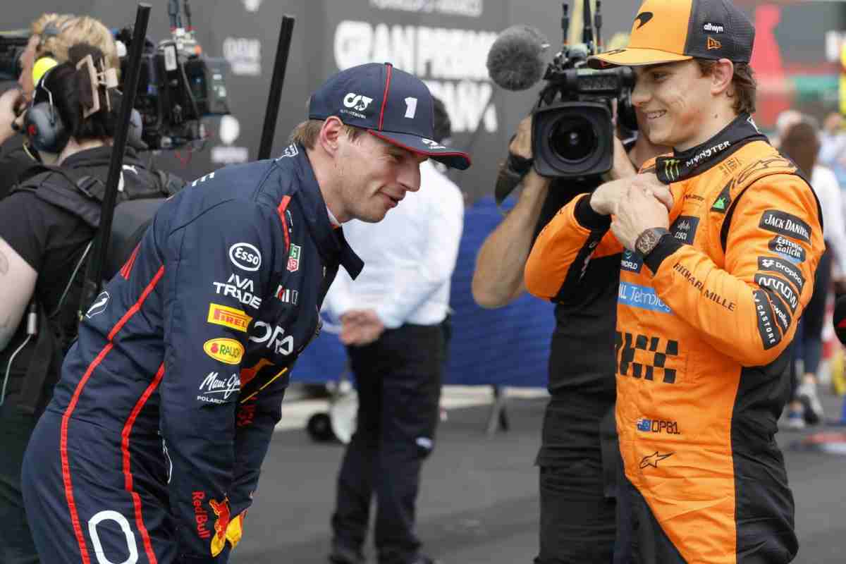 Verstappen e Piastri