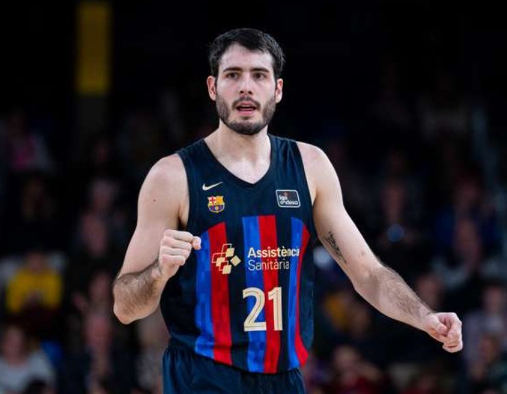 Alex Abrines in maglia Barcellona