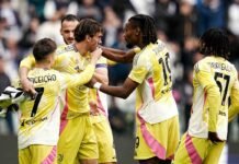 Comolli a Madrid per uno scambio stellare: la Juve cede un Big Dusan Vlahovic abbracciato dai compagni