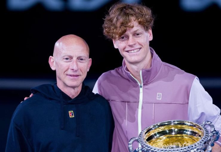 Ferrara e Sinner a Melbourne 2024