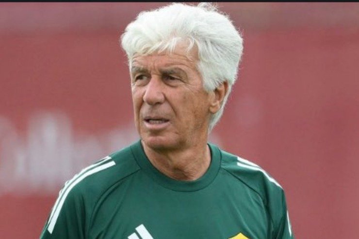 Gian Piero Gasperini durante un allenamento