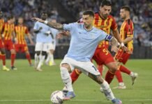 Scambio Lazio-Napoli: Zaccagni per una stella della Nazionale Mattia Zaccagni in azione con la Lazio
