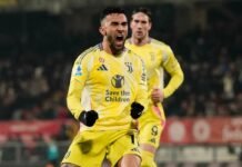 Tutto vero, Nico Gonzalez nerazzurro: scambio super con la Juve Nico Gonzalez esulta dopo un gol con la Juve