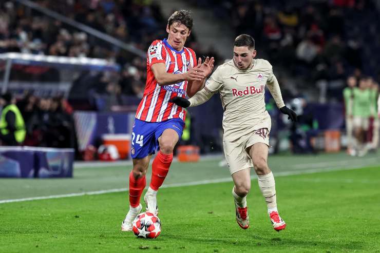 Oscar Gloukh in azione in Champions League