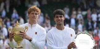 Sinner e Alcaraz premiati a Wimbledon