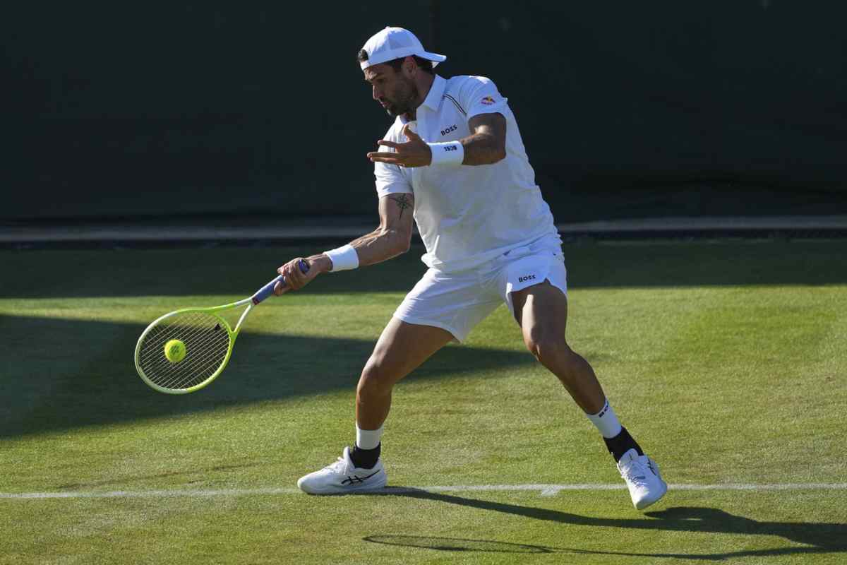 Berrettini a wimbledon