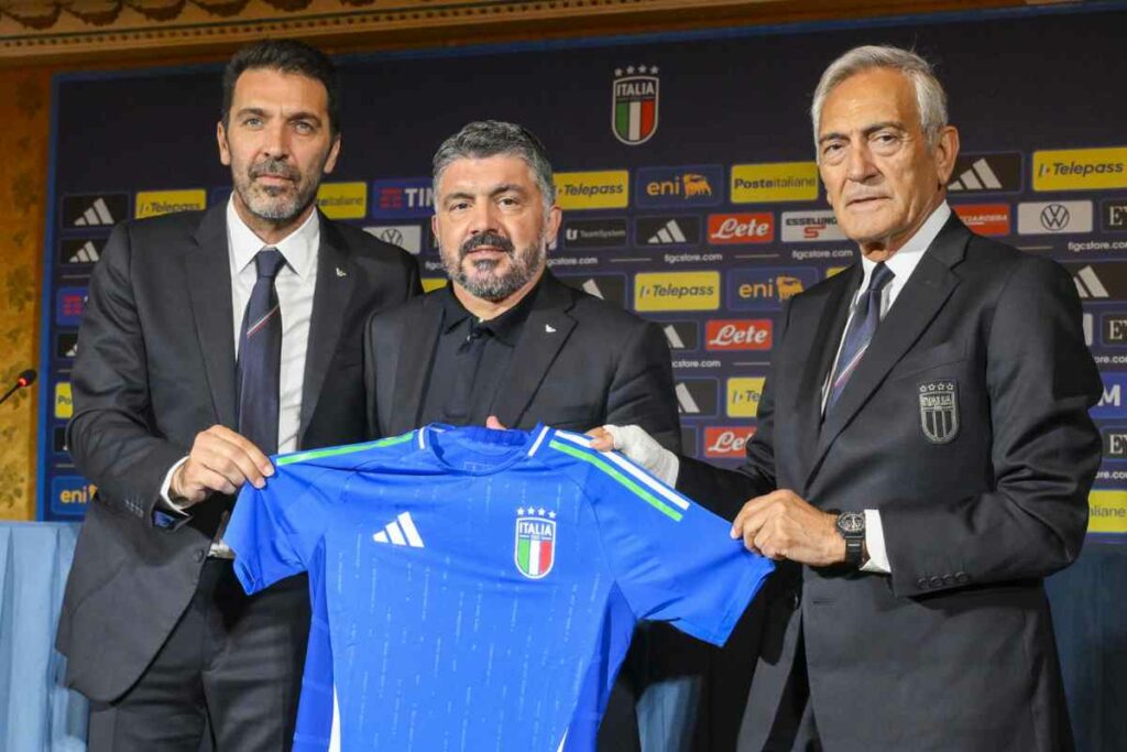Buffon, Gattuso e Gravina